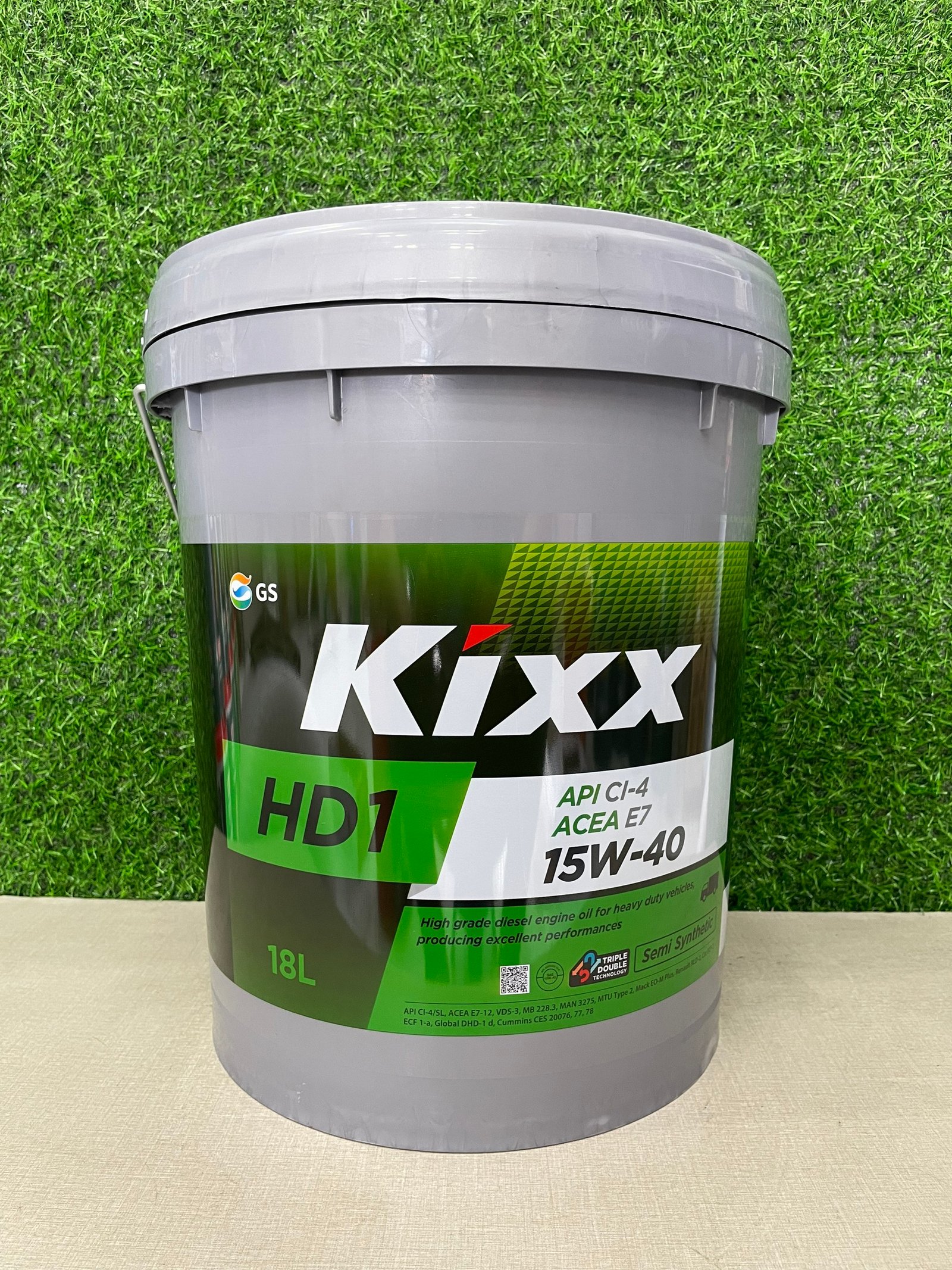 Dầu nhớt động cơ cao cấp Diesel Kixx HD1 15W-40 API CI-4; ACEA E7